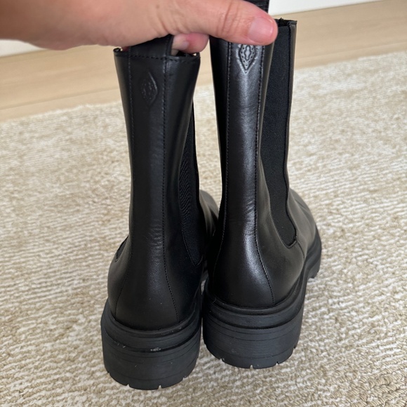 Ba&sh Black Coda Chelsea Boots Size 36 - Picture 5 of 7